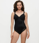 TRUE SHAPE SENSATION BSW – hodvábne tvarujúce body s kosticami od Triumph BLACK 80E