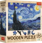 Trefl Drevené puzzle Art - Puzzle - Vincent van Gogh: Hviezdna noc