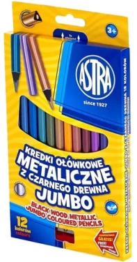 ASTRA Pastelky 12ks metalické (5900263061617)