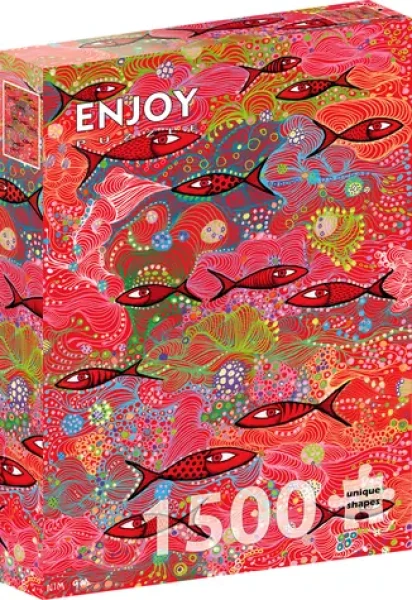 ENJOY Puzzle Sýto červená