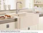 VILLEROY & BOCH - Keramický drez Single-bowl sink White alpin modulový 595 x 630 x 220 bez excentra 632061R1 2. akosť