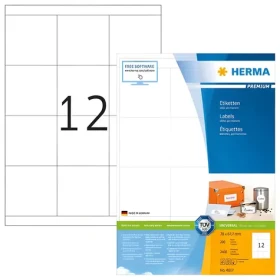 Herma Etikety Premium A4 biela / Etikety / 70x67,7 mm / 2400 ks / Papier (4617)