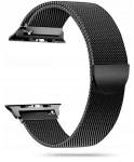 Tech-Protect MilaneseBand čierna / Remienok milánsky ťah / pre Apple Watch 8/9/10/11, SE / 40/41/42 mm (8000325)