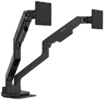 BenQ BDH01 ergonomické rameno na 2x monitor čierna / 2x 17-35" / nosnosť 20 kg / VESA 75x75 - 100x100 / na hranu stola (9H.A3CDD.LBW)