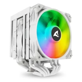 Sharkoon A60 RGB biela / 2x 120mm / 260W TDP / 1800 RPM @ 30 dB / RGB / AMD + Intel (4044951042067)