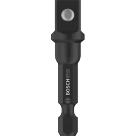BOSCH 2608522563 / Adaptér pre nástrčné hlavice s guličkou / 1/4" šesťhran na 3/8" štvorhran / 50mm (2608522563)