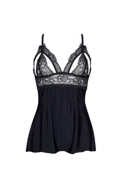 Erotické telo Sarina - BEAUTY NIGHT FASHION černá L/XL