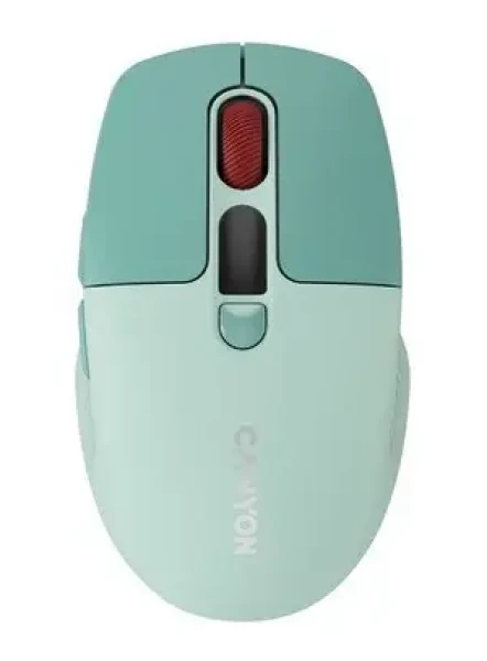 Canyon MW-26 zelená / Myš / Bezdrôtová / Bluetooth + 2,4 GHz / Tichá / 6 tlačidiel / 800-2400 DPI (CNS-CMSW26GR)