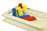 Moyo Montessori Moyo Montessori Box na vkladanie valčekov do otvorov