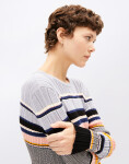 Armedangels Kaamila Stripes 3118 misty morning-deep rosalilly M