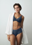 Dámska podprsenka Body Make-Up Illusion Lace WP Indigo Veil modrošedá – TRIUMPH Indigo Veil 70B