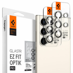 Spigen Glass EZ Fit Optik Pre 2 ochranné sklo na fotoaparát pre Samsung Galaxy S23 Ultra (AGL06165)