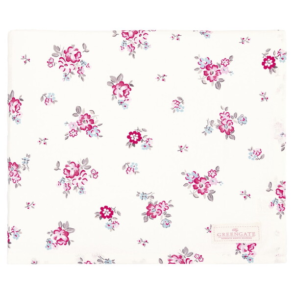 GREEN GATE Bavlnený obrus Elba White 145 × 250 cm