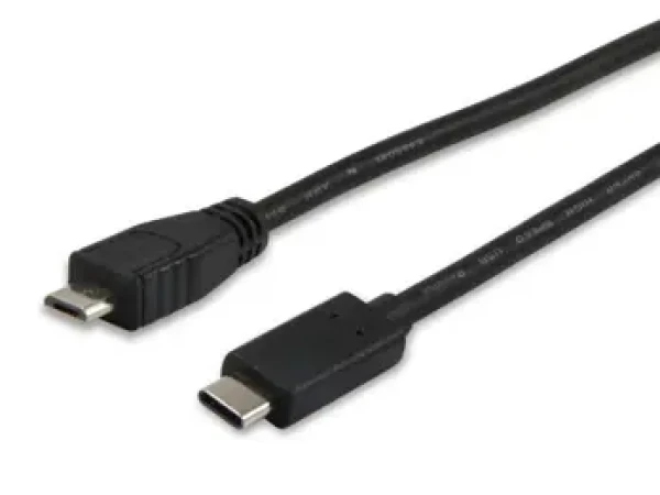 Equip USB-C - Micro USB čierna / Kábel / USB 2.0 / 480 Mbps / 1 m (12888407)