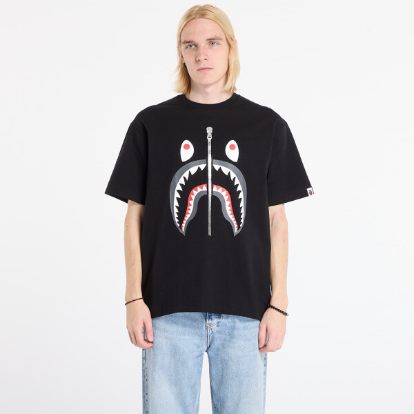 Tričko A BATHING APE Shark Tee UNISEX Black S