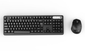 Inca INCA Tastatur IWS-549U Wireless Set, Büro Design, Akku, SW retail