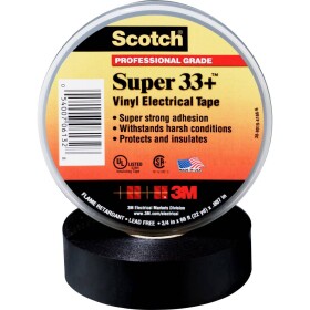 Scotch SUPER33+-25X33 izolačná páska Scotch® čierna (d x š) 33 m x 25 mm 1 ks; SUPER33+-25X33