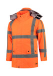 Pracovná bunda RWS Parka unisex fluorescenčná oranžová 4XL