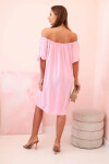 Dámske viskózové šaty 81785 candy pink - Kesi UNI