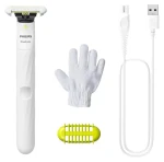 Philips OneBlade Intimate QP1924/24 biela / Holiaci strojček na intímne partie / Mokré a suché holenie (QP1924/24)