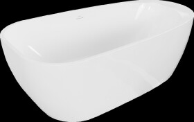 MEXEN - Paola voľne stojaca vaňa k stene 170 x 90, biela lesk bez krytky prepadu a zátky 52741709000-SS