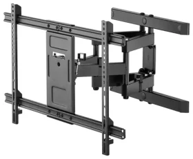 Goobay Pro FULLMOTION L čierna / Nástenný držiak TV / VESA 600x400 mm / 37"-70" / nosnosť 60 kg (49932)