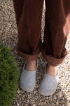 OmaKing Felt Slippers šedé papuče 41 EUR