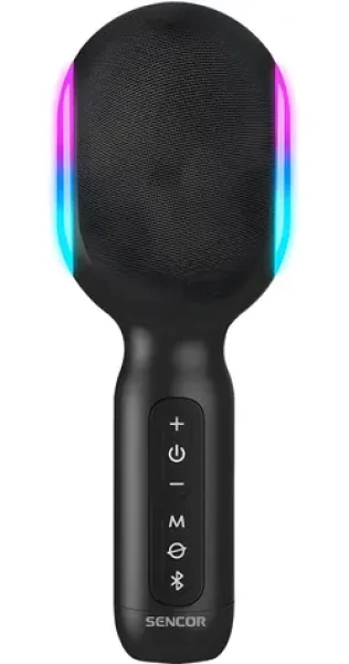 Sencor SSS K1000 / Karaoke mikrofón s reproduktorom / Bluetooth 5.0 / 10W / LED / TWS (35059164)