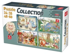 DEICO Puzzle Zvierací priatelia 4v1