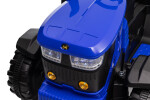 Mamido Mamido Detský elektrický traktor s vlečkou 12V 7Ah modrý