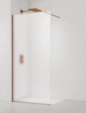 Sprchová zástena SAT Walk-in 120 cm brúsený rose gold SATBWI120MSPRRG SATBWI120MSPRRG