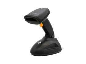 Equip 2D snímač čiarových kódov čierna / Snímač čiarových kódov / 433MHz / 1D/2D / dlhý dosah / IP54 / stojanček (351026)