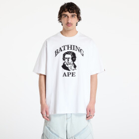 Tričko A BATHING APE Beethoven Graphic Relaxed Fit Tee White L