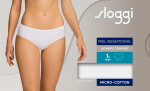 Feel Sensational Midi nohavičky - WHITE - biela 0003 - SLOGGI WHITE 42