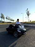 Mamido Mamido Elektrické autíčko Cabrio Fast Wing čierne EVA kolesá
