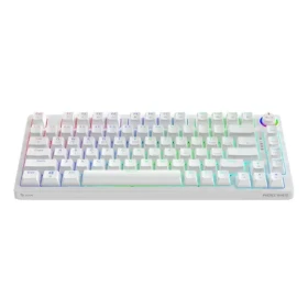 Savio Phenix biela / Mechanická klávesnica / bezdrôtová / Gateron Red Pro / RGB (PHENIX WHITE GAT RED)