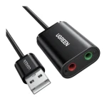 Ugreen externá USB zvuková karta / 3.5 mm mini jack / 15cm (30724)