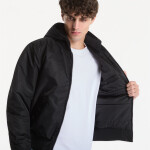 Bunda Alpha Industries MA-1 Zip Hood Backprint Black/ Reflective XL