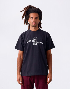 Service Works Kiosk Tee Black L