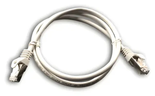 DATACOM Patch kabel S/FTP CAT6A 1m šedý / Patch kabel / CAT6A / RJ45 / LSZH (1691)