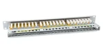 Equip Patchpanel 48x RJ-45 sivá / Patch panel / 19 "/ Cat6a FTP / 1U / 500 MHz (326526)