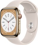 Apple Watch 8 GPS + Cellular 45mm Gold Stainless Steel