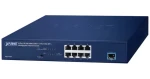 Planet switch 8x 1Gb/2,5Gb + SFP+ 10Gb / Switch / VLAN / bez ventilátora (MGS-910X)