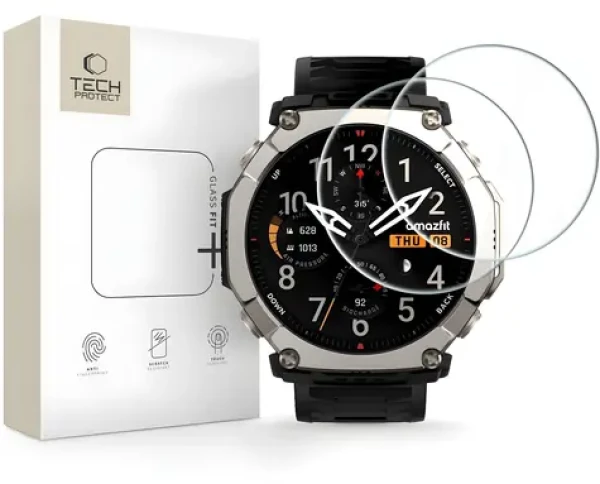 Tech-Protect Glass Fit+ Amazfit T-Rex Ultra 2 / Ochranné sklo / Tvrdené sklo / 2 ks