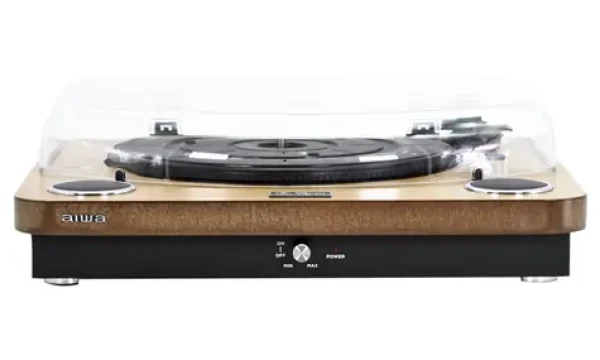 Aiwa GBTUR-120WDMKII wood / gramofón / 33 amp; 45 amp;78 RPM / USB / SD karta / BT (GBTUR-120WDMKII)