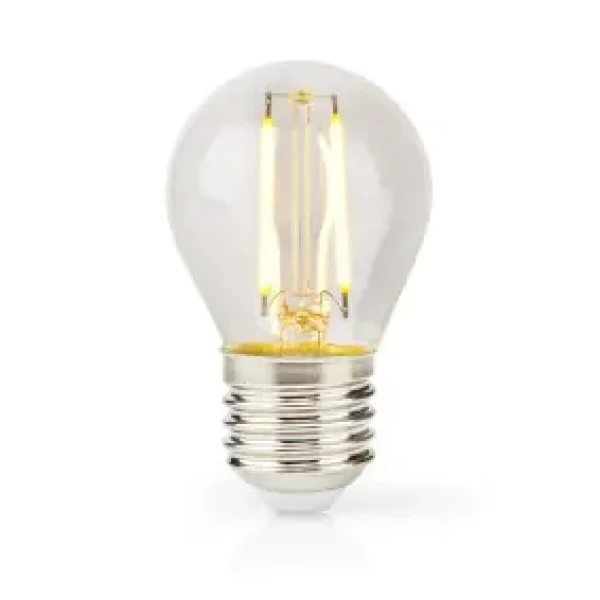 Nedis LED žiarovka E27 / G45 / 4.5 W / 470 lm / 2700 K / Stmievateľné / Teplá biela / Retro štýl / 1 ks (LBFE27G452)