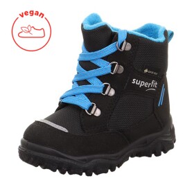 Chlapčenské zimné topánky HUSKY1 Black/Light Blue Gore-Tex, Superfit,1-006046-0000 - 26