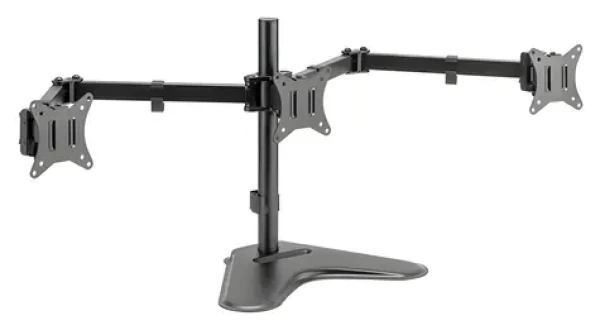 Stolný držiak pre 3 monitory 17-27" / Držiak pre monitor / nosnosť 7 kg (BP0174)