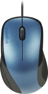 KAPPA Mouse - USB modrá / drôtová myš / optická / 1000 DPI / 3 talčítka / USB / 1.4m (SL-610011-BE)