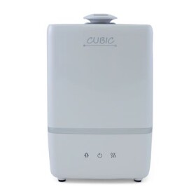 Airbi CUBIC Ultrazvukový zvlhčovač vzduchu s ionizátorom a možnosťou aromaterapie / 30-110 W / 120-300 ml-hod / 5 l (8594162600564)